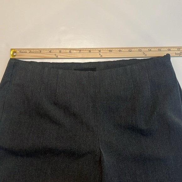 Talbots Refined Bi-Stretch Straight-Leg Pants Charcoal Grey Heather Size 8 - Picture 4 of 13